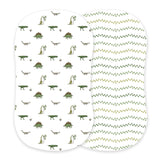 Dino Days and Dino Feet Cotton Changing Pad Cover/Bassinet Sheets